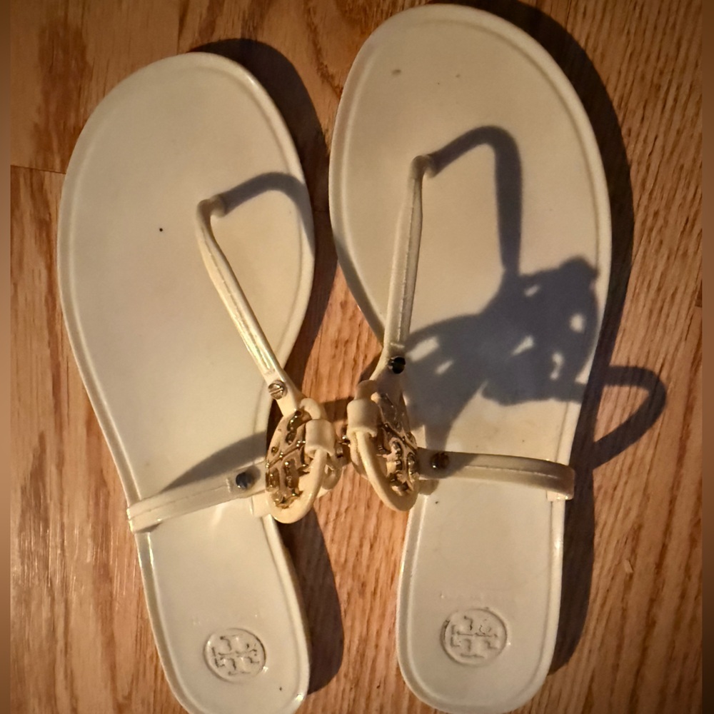 Tory Burch Cream Sandals